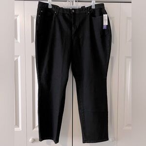 NWT Women’s Plus True Black Jeans - 20W